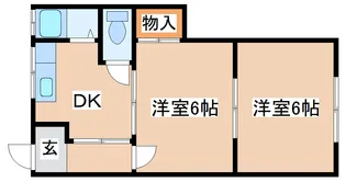 ライズ神戸高取山【105号室】の間取り