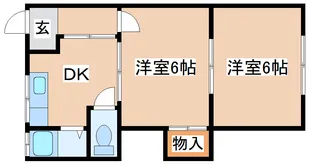 ライズ神戸高取山【202号室】の間取り