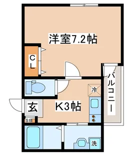 ALEGRIA高速長田【2階】の間取り