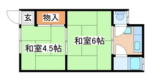 RIZE神戸雲雀ヶ丘【102号室】の間取り