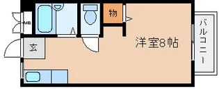 メゾンスイト【108号室】の間取り
