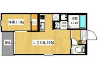 REGALEST西宮北口【3階】の間取り