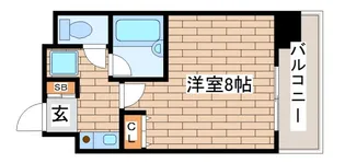 ラナップスクエア三宮プライム【11階】の間取り
