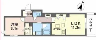 グレイス神戸住吉【4階】の間取り