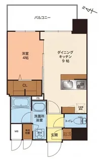 NEコート甲南町【2階】の間取り