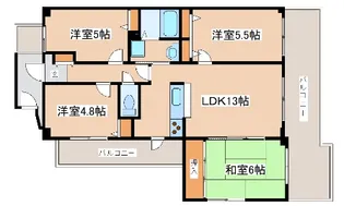 WELFARE AKASHI【602号室】の間取り