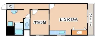 西明石ピア【302号室】の間取り