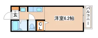 レジデンス郷X【1階】の間取り