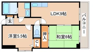 エクラシア鷹取駅前【2階】の間取り