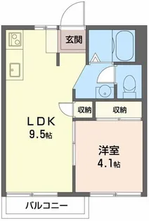 村田ハイツ【B101号室】の間取り