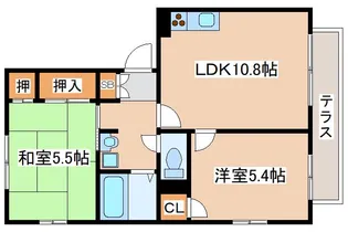 HOUSE M2【1階】の間取り
