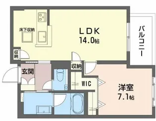 シャーメゾンシエロ【1階】の間取り