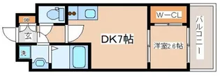 プレリスNEO神戸湊川公園ヴェルト【12階】の間取り