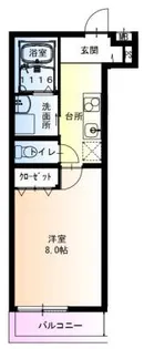 フジパレス西宮今津Ⅲ番館【3階】の間取り