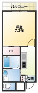 ステラハウス鳴尾【5階】の間取り