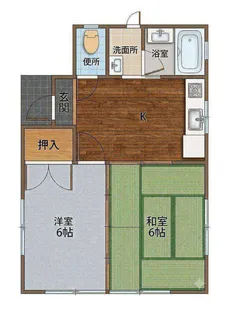 ミキハイツ【2階】の間取り