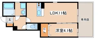 blink四郷【1階】の間取り