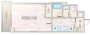 ルミエール西宮【2階】の間取り