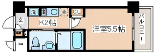 エスリード神戸WEST【4階】の間取り