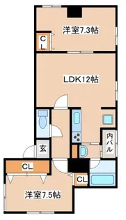 サンビルダー板宿【3階】の間取り