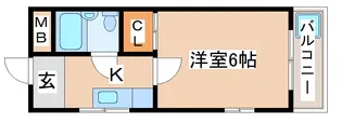メゾン佐治【1階】の間取り