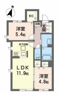 Green Forest 芦屋【1階】の間取り