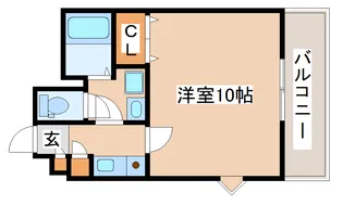 みなみハイツ【202号室】の間取り