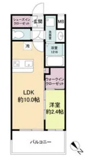 セレニテ西元町アリエ【2階】の間取り