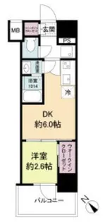 セレニテ西元町アリエ【9階】の間取り