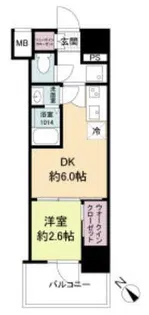 セレニテ西元町アリエ【13階】の間取り