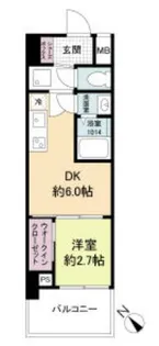 セレニテ西元町アリエ【4階】の間取り
