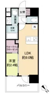 セレニテ西元町アリエ【7階】の間取り