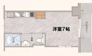 サニーピアドゥーエ【4階】の間取り