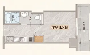 サニーピアドゥーエ【4階】の間取り