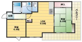 第2七耀マンション【6階】の間取り