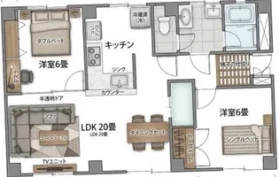 フィッシャーズビル【2階】の間取り