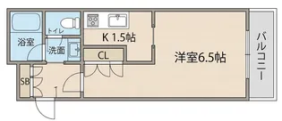 ベルグリーン熊内【4階】の間取り