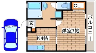 ヒルトップ【1階】の間取り