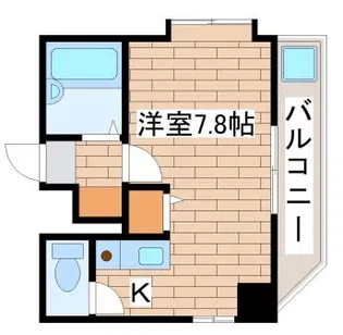 サンライズ長田【5階】の間取り