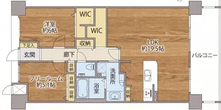 本山アーバンライフ【14階】の間取り