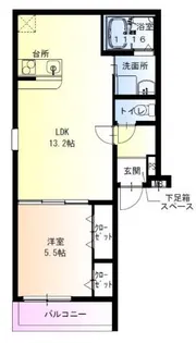 フジパレス神戸春日野道【2階】の間取り