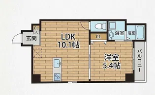 Q・two【3階】の間取り
