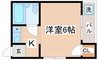 平磯ビル【301号室】の間取り
