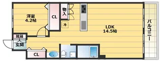 御影コーポビアネーズ【1階】の間取り