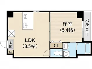 Q・two【3階】の間取り