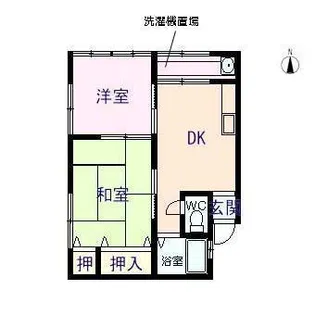 グリーンハイツ【1階】の間取り