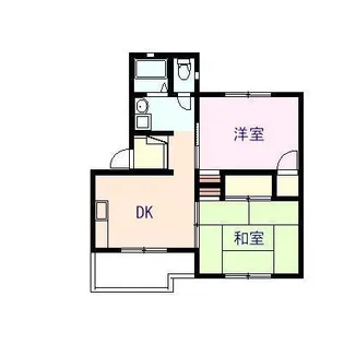 コーポグリーンライフ【1階】の間取り