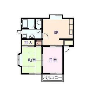 パティオグランデキタムラⅠ【01号室】の間取り