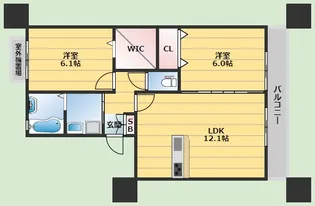 アメニティコート西泉丘【3階】の間取り