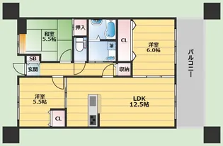 ヴェルドミール桃山台【3階】の間取り